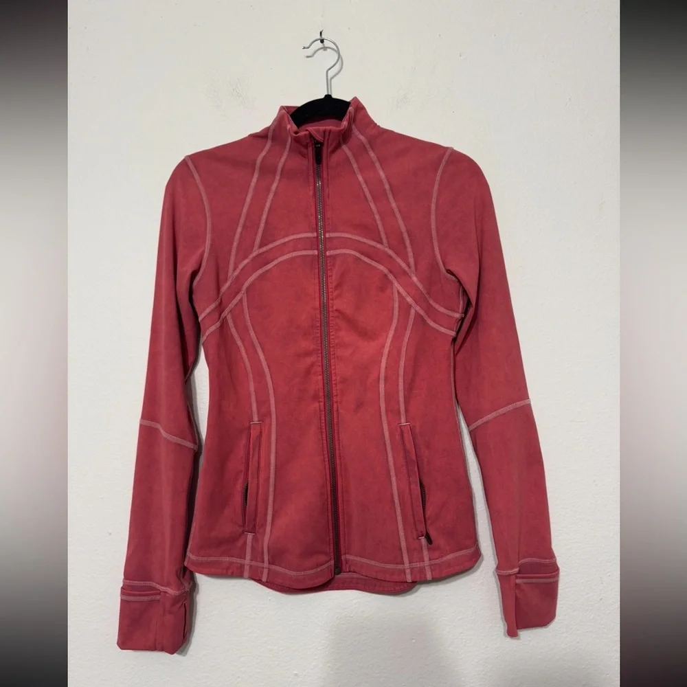 Lululemon Define Jacket Garment Dye Washed Misty Merlot 6
